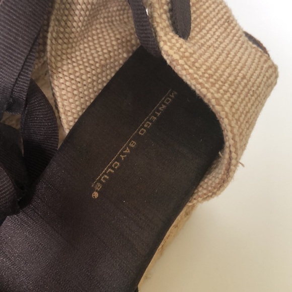 MONTEGO Bay Club Espadrilles Wedge Sandals Size 7.5 - Picture 2 of 8